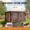 Spacious Outdoor Patio Gazebo Canopy Shelter With Mosquito Netting 4