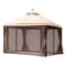 Spacious Outdoor Patio Gazebo Canopy Shelter With Mosquito Netting 7