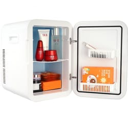 portable 20l mini fridge cooler warmer skincare & beverage refrigerator