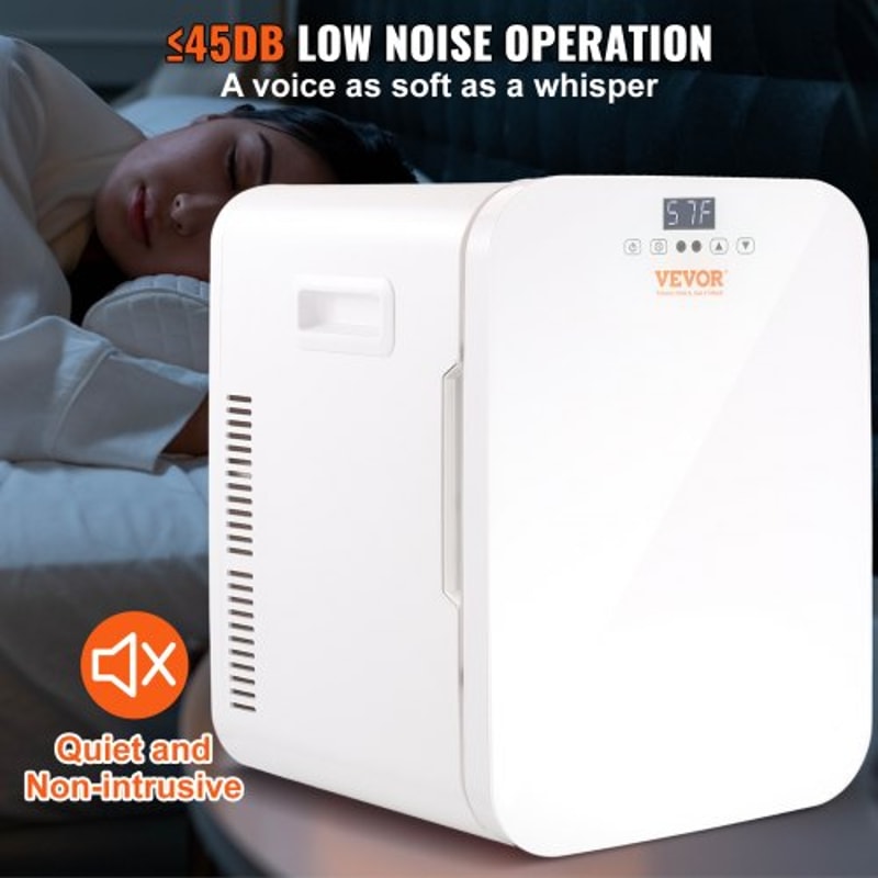 Portable 20L Mini Fridge Cooler Warmer Skincare Beverage Refrigerator 4