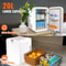 Portable 20L Mini Fridge Cooler Warmer Skincare Beverage Refrigerator 5