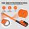 Heavy Duty Vehicle Tie Down Straps 4 Pack with Chain Anchors & Ratchets