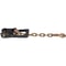 Heavy Duty Vehicle Tie Down Straps 4 Pack with Chain Anchors & Ratchets