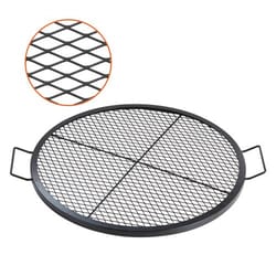 heavy duty fire pit cooking grill grate for outdoor bbq & camping