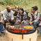 Heavy Duty Fire Pit Cooking Grill Grate for Outdoor BBQ & Camping