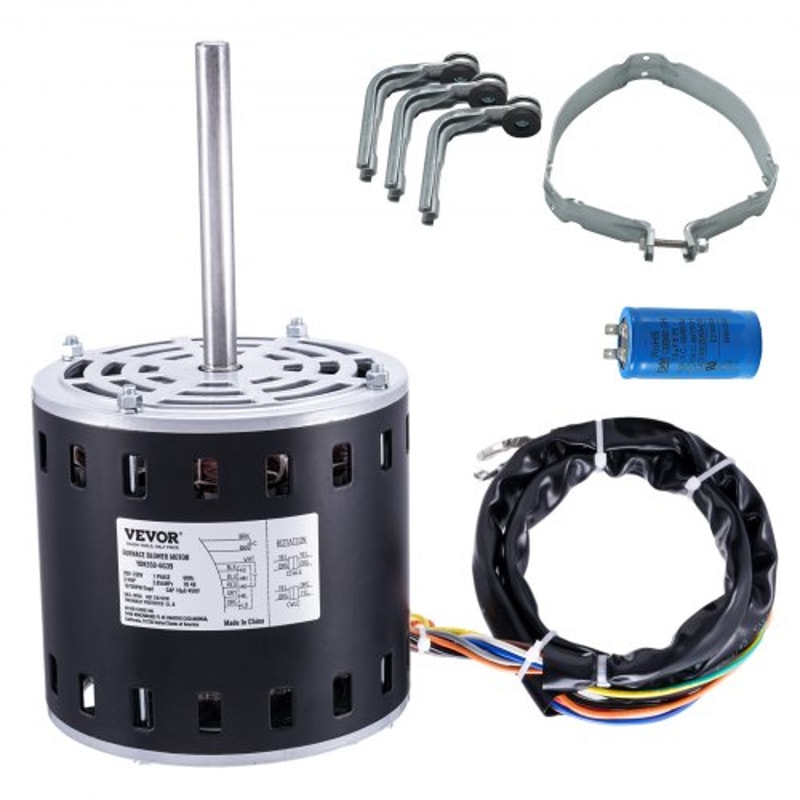 High Torque Furnace Blower Motor With Capacitor Hold Hoop 0