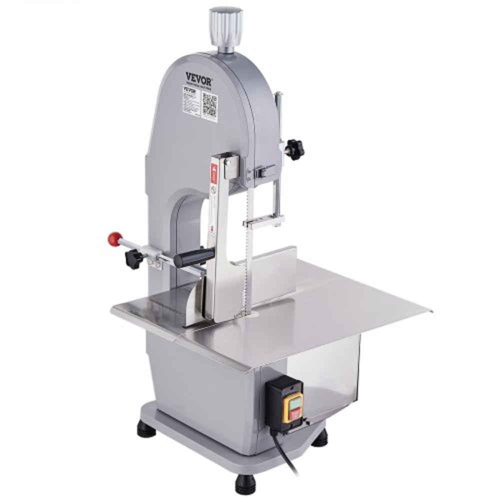 1500W Commercial Meat Bandsaw Heavy Duty Stainless Steel Bone Saw 9