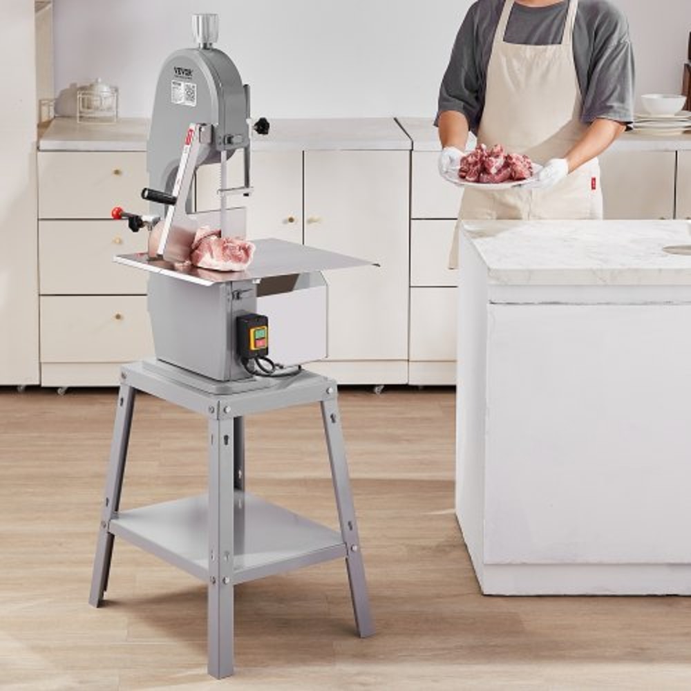 1500W Commercial Electric Meat Bandsaw Stainless Steel Bone Saw Machine 6