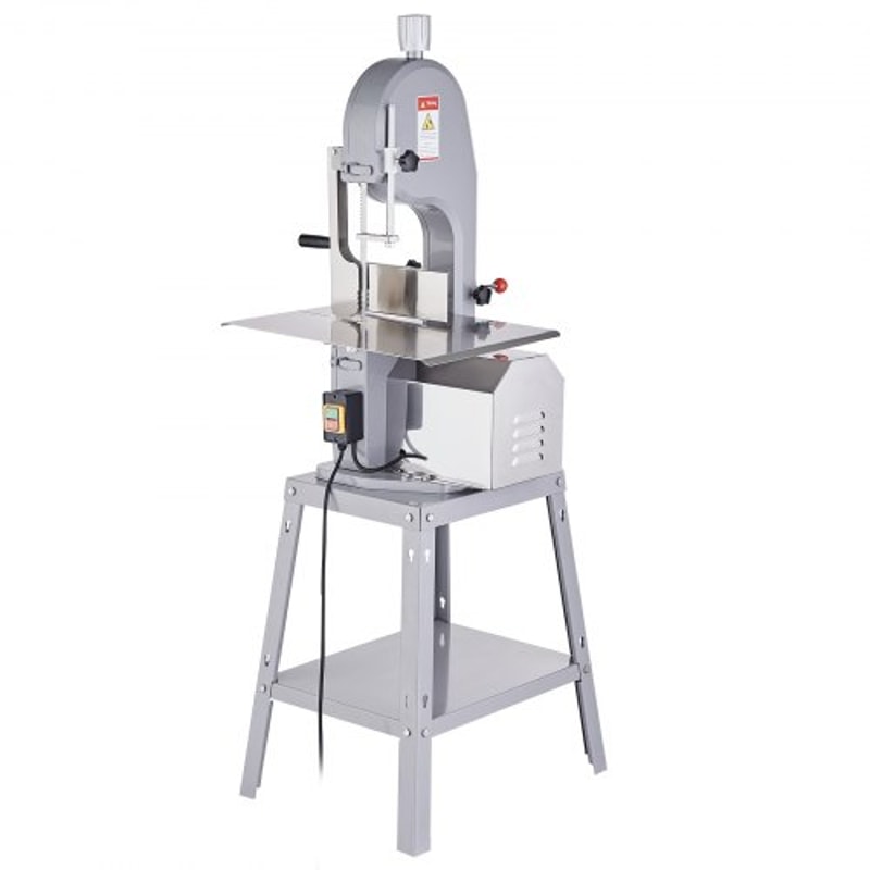 1500W Commercial Electric Meat Bandsaw Stainless Steel Bone Saw Machine 8