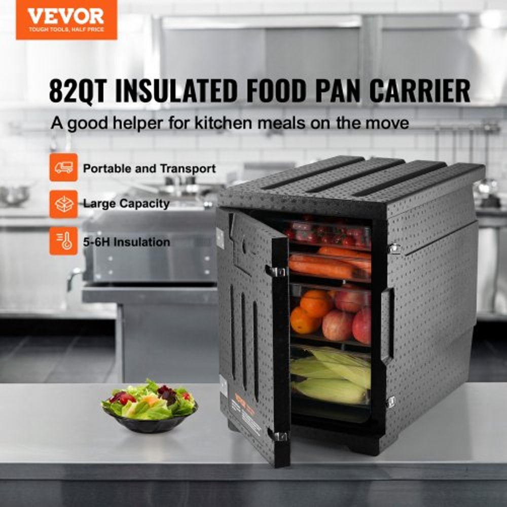 Heavy Duty 82Qt Insulated Food Pan Carrier For Catering Events 1