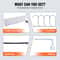 Heavy Duty Garage Wall Shelves 2 Pack Tough Metal Floating Storage 4