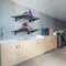 Heavy Duty Garage Wall Shelves 2 Pack Tough Metal Floating Storage 6