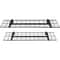 Heavy Duty Garage Wall Shelves 2 Pack Tough Metal Floating Storage 8