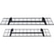 Heavy Duty Garage Wall Shelves 2 Pack Tough Metal Floating Storage 8