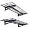 Heavy Duty Garage Wall Shelves 2 Pack Tough Metal Floating Storage 7