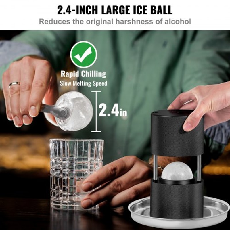 Premium Whiskey Ice Ball Maker Press Kit 3