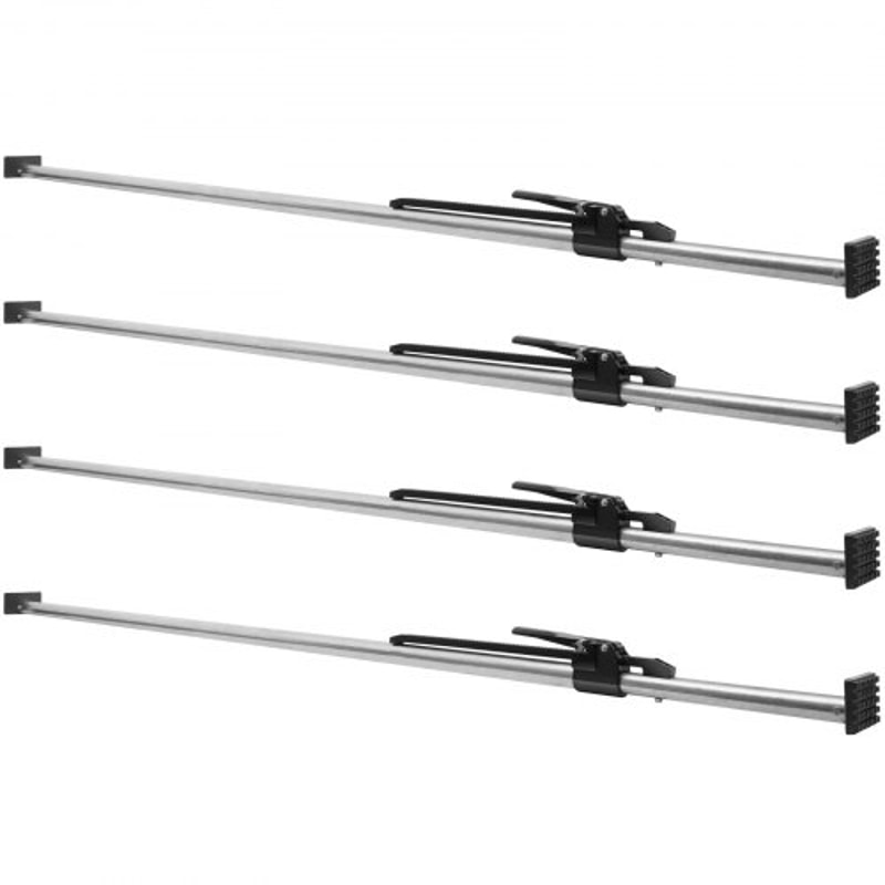 Heavy Duty Adjustable Cargo Bars Ratcheting Load Bar 4 Pack 8