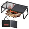 Heavy Duty Portable Campfire Grill With Foldable Steel Mesh Rack 0