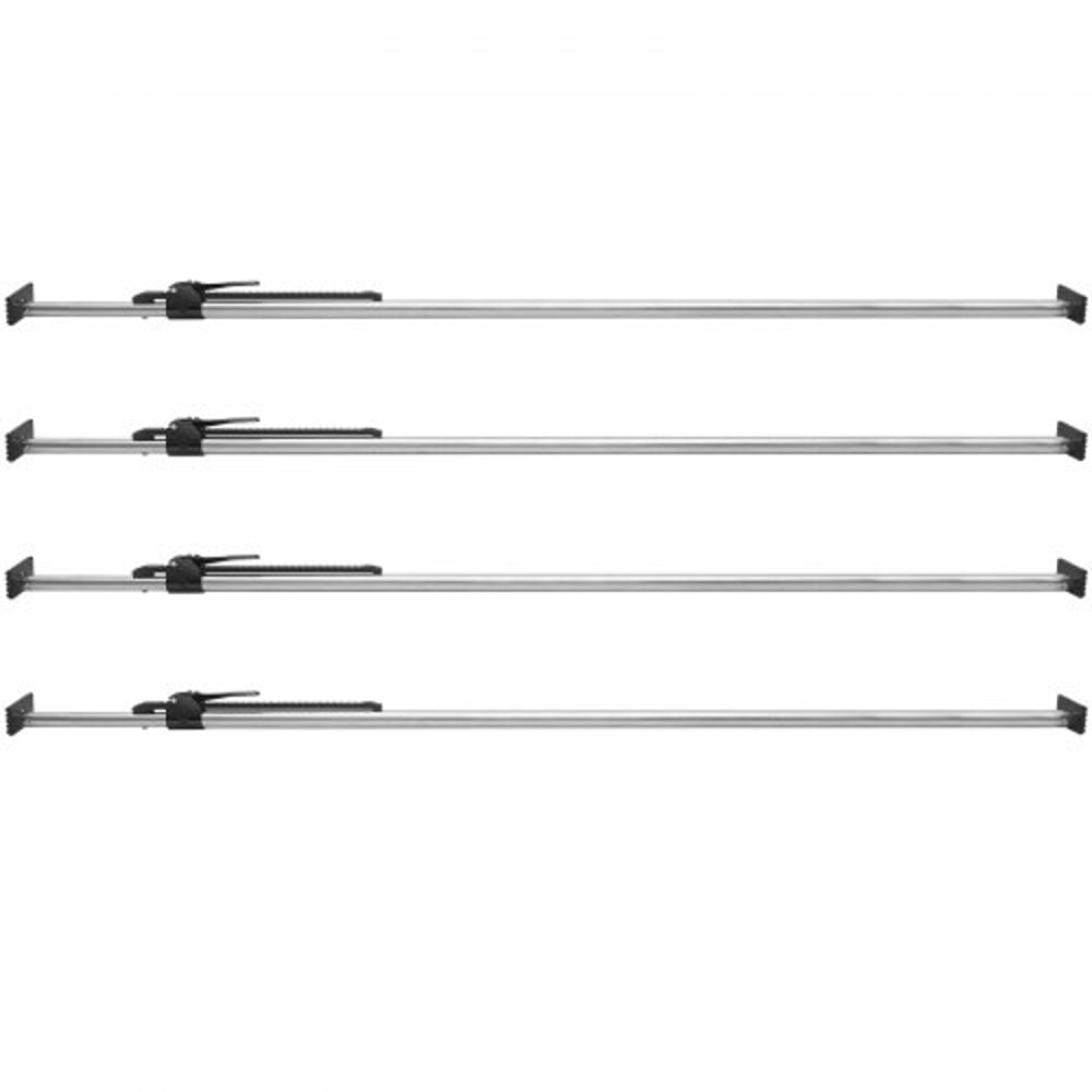 Heavy Duty Adjustable Cargo Bars Ratcheting Load Bar 4 Pack 9