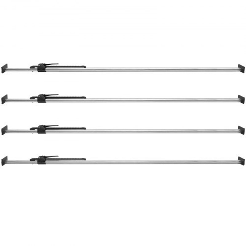 Heavy Duty Adjustable Cargo Bars Ratcheting Load Bar 4 Pack 9