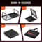 Heavy Duty Portable Campfire Grill With Foldable Steel Mesh Rack 3