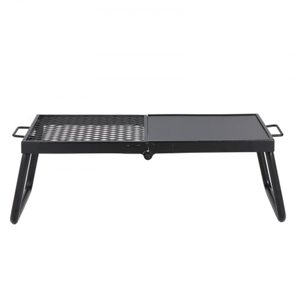 Heavy Duty Portable Campfire Grill With Foldable Steel Mesh Rack 8