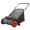 Premium Push Lawn Sweeper Leaf Collector With Large Hopper 0