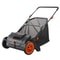 Premium Push Lawn Sweeper Leaf Collector With Large Hopper 0