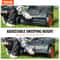 Premium Push Lawn Sweeper Leaf Collector With Large Hopper 1