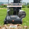 Premium Push Lawn Sweeper Leaf Collector With Large Hopper 2
