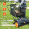 Premium Push Lawn Sweeper Leaf Collector With Large Hopper 3