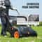 Premium Push Lawn Sweeper Leaf Collector With Large Hopper 5