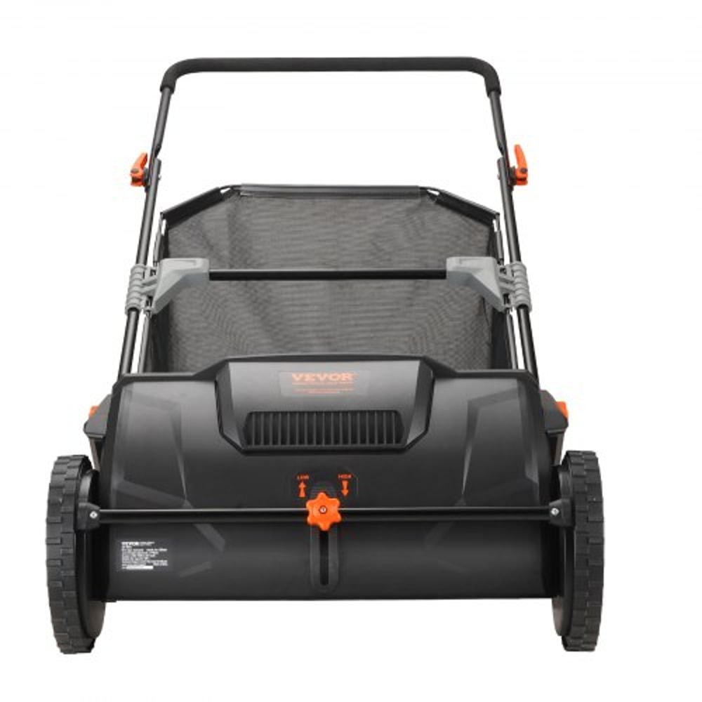 Premium Push Lawn Sweeper Leaf Collector With Large Hopper 8