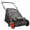 Premium Push Lawn Sweeper Leaf Collector With Large Hopper 9