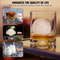 Whiskey Ice Ball Maker Press Slow Melting Sphere Kit with Tongs & Drip Tray