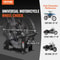 Heavy Duty Motorcycle Wheel Chock Front Stand With Adjustable Cradle 1