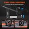 Heavy Duty Motorcycle Wheel Chock Front Stand With Adjustable Cradle 2