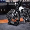 Heavy Duty Motorcycle Wheel Chock Front Stand With Adjustable Cradle 6