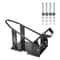 Heavy Duty Motorcycle Wheel Chock Front Stand With Adjustable Cradle 7