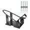 Heavy Duty Motorcycle Wheel Chock Front Stand With Adjustable Cradle 7