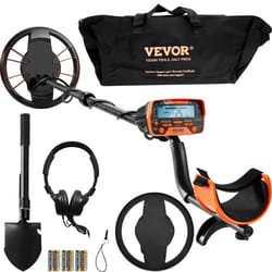 premium waterproof metal detector for adults & kids with 7 mode lcd gold detection