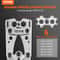 Heavy Duty Battery Cable Lug Crimping Tool Kit With Cutter 1