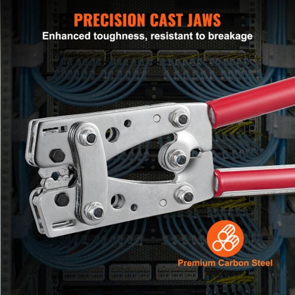 Heavy Duty Battery Cable Lug Crimping Tool Kit With Cutter 3