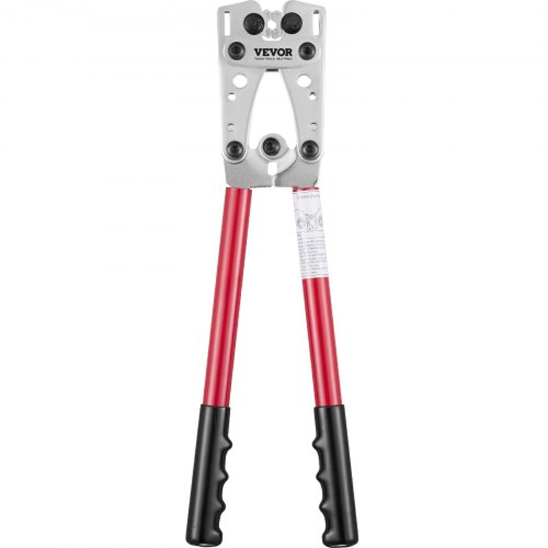 Heavy Duty Battery Cable Lug Crimping Tool Kit With Cutter 9