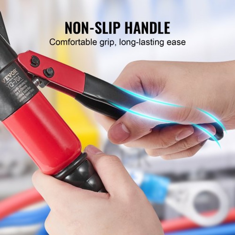 Heavy Duty Hydraulic Cable Crimper Tool With Dies Accessories 5