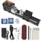 Portable 7 Speed Mini Wood Lathe Machine With Accessories Precision DIY Woodworking Tool 0