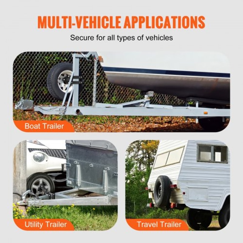 Heavy Duty Trailer Spare Tire Carrier Mount 160lb Capacity 5