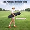 Heavy Duty Portable Folding Camping Chair With Cooler Bag Cup Holder 5