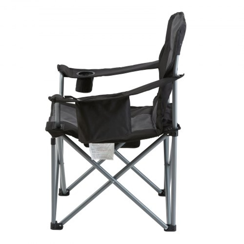Heavy Duty Portable Folding Camping Chair With Cooler Bag Cup Holder 7