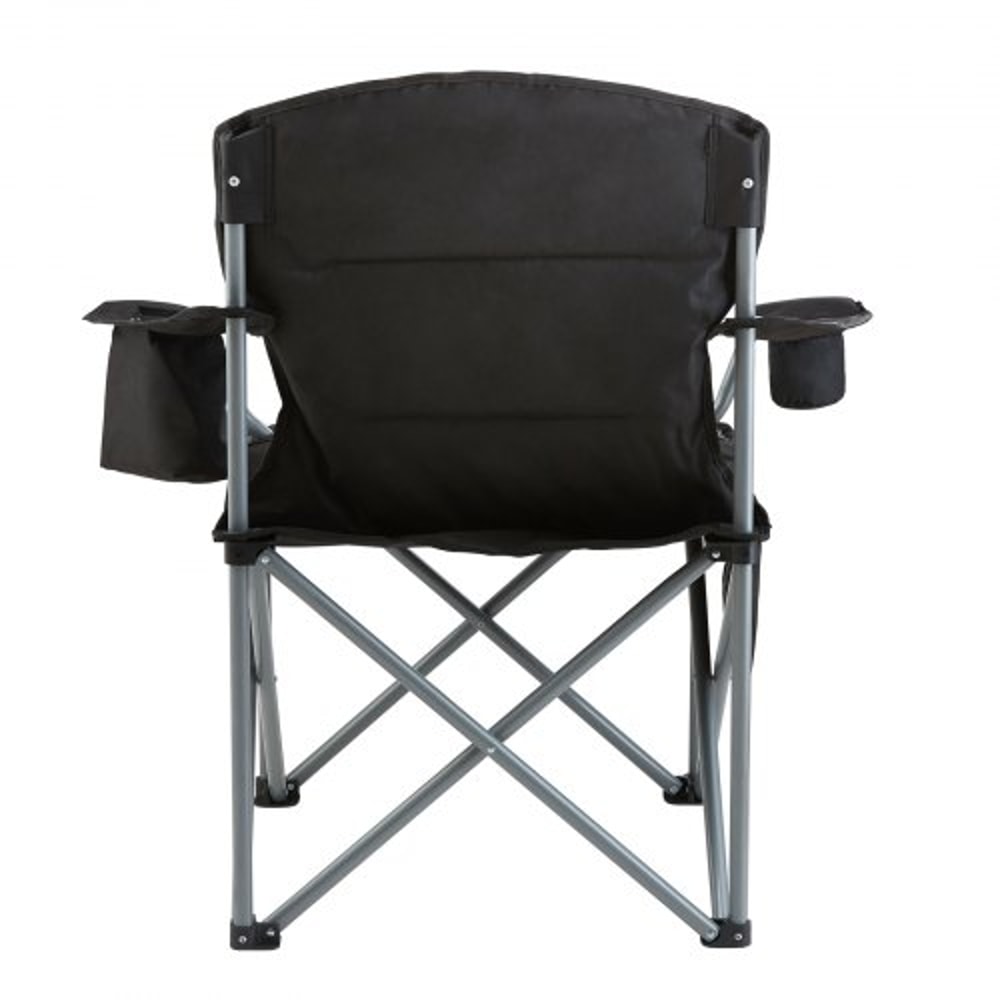 Heavy Duty Portable Folding Camping Chair With Cooler Bag Cup Holder 8